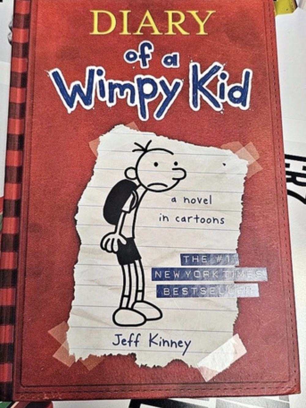 Amulet Books Diary of a Wimpy Kid Hardcover Book Red